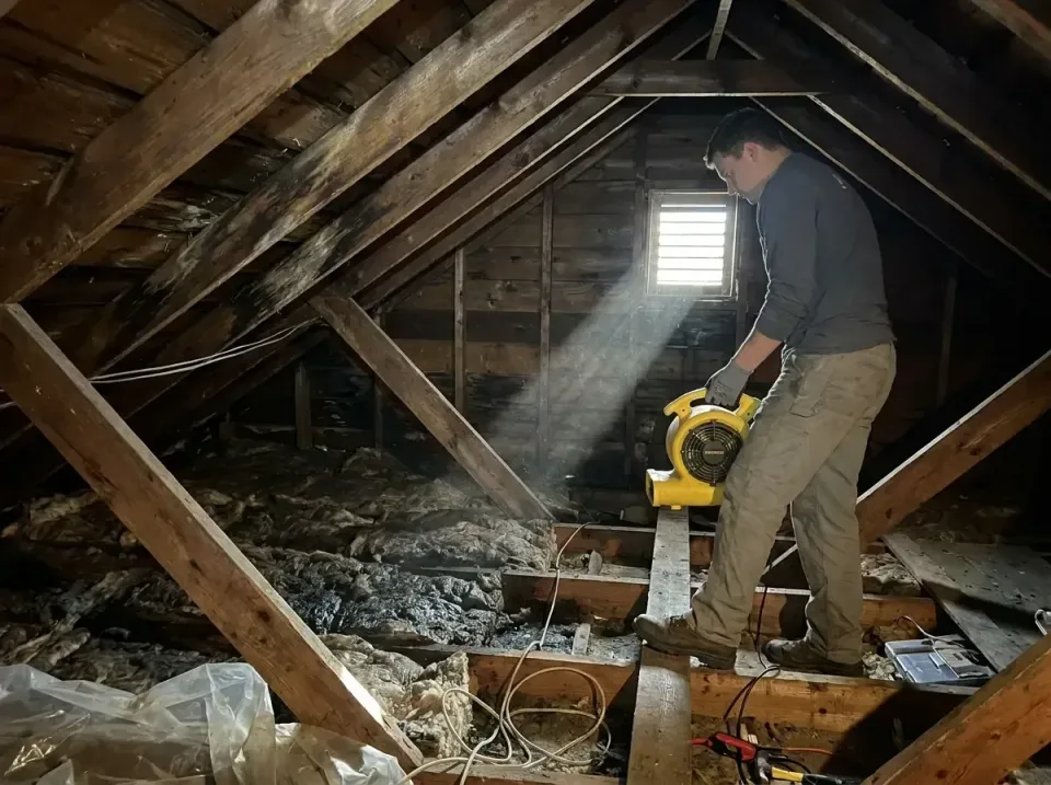 attic-water-damage-drying-proc-007 — frequently asked questions, Emergency Water Extraction & 24/7 Flood Response in Hallam,…